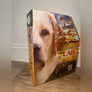 NEW IN BOX: “I AM LAB” Head-Shaped Jigsaw Puzzle (550 pieces)